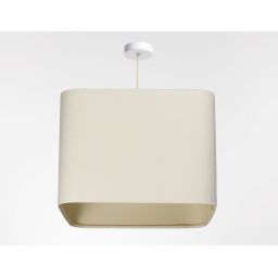 BPS Koncept Kwadro len light lampa wisząca 1x60 W beżowa KW-011-40W25