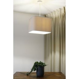 BPS Koncept Kwadro len light lampa wisząca 1x60 W beżowa KW-011-40W25