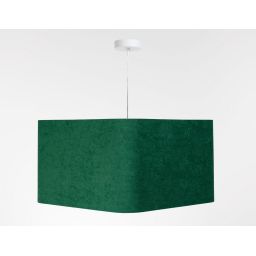 BPS Koncept Kwadro sue lampa wisząca 1x60 W zielona-złota KW-104-40W30