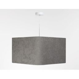 BPS Koncept Kwadro sue lampa wisząca 1x60 W złota-szara KW-105-40w25