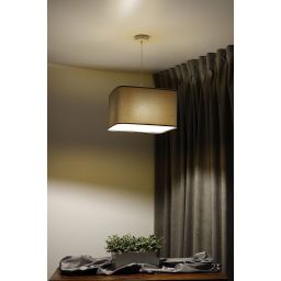 BPS Koncept Kwadro sue lampa wisząca 1x60 W złota-szara KW-105-40w25