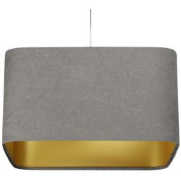 BPS Koncept Kwadro sue lampa wisząca 1x60 W złota-szara KW-105-40w25