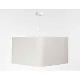 BPS Koncept Kwadro sue lampa wisząca 1x60 W biała-złota KW-109-40W25