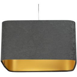 BPS Koncept Kwadro sue lampa wisząca 1x60 W złota-grafitowa KW-110-40W25