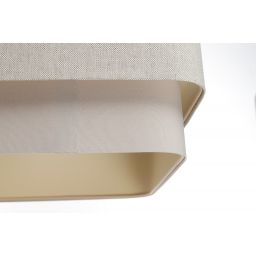 BPS Koncept Kwadro duo lampa wisząca 1x60 W kremowa-beżowa KWD-002