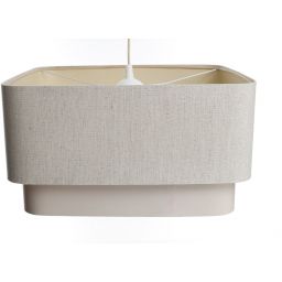 BPS Koncept Kwadro duo lampa wisząca 1x60 W kremowa-beżowa KWD-002