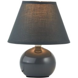 Brilliant Primo lampa stołowa 1x40W ciemny szary 61047/63