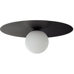 Brilliant Zon lampa podsufitowa 1x10W czarny 76210/06