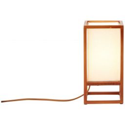 Brilliant Seaside lampa stołowa 1x40W drewno naturalne/biały 93091/09