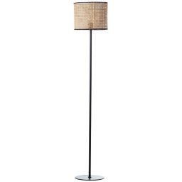 Brilliant Wiley lampa stojąca 1x60W beżowa/czarna 99091/09