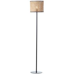 Brilliant Wiley lampa stojąca 1x60W beżowa/czarna 99091/09