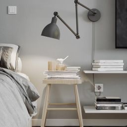 By Rydéns Bazar kinkiet 1x5W szary 2827660-4500