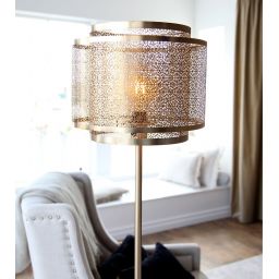 By Rydéns Hermine lampa stojąca 1x60W mosiądz 4100180-6519