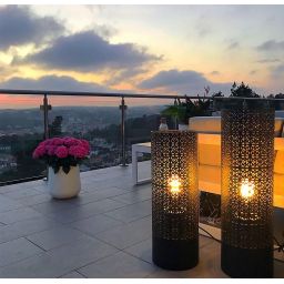 By Rydéns Maison lampa stojąca zewnętrzna 1x40W czarna 4100210-4007