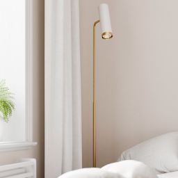 By Rydéns Puls lampa stojąca 1x5W złoty/biały mat 4100800-5002