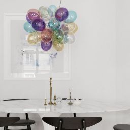 By Rydéns Gross lampa wisząca 8x40W multikolor 4200440-7000