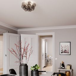 By Rydéns Gross lampa podsufitowa 3x4W szary przydymiony 4200660-4505