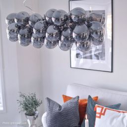 By Rydéns Gross lampa wisząca 8x40W szary przydymiony 4200880-4505