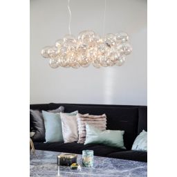 By Rydéns Gross lampa wisząca 8x40W bursztynowa 4200880-5503