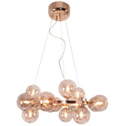 By Rydéns Splendor lampa wisząca 15x20W bursztynowa 4200970-5503