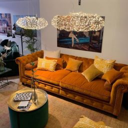 By Rydéns Hayden lampa wisząca 20W LED złota 4201260-6501