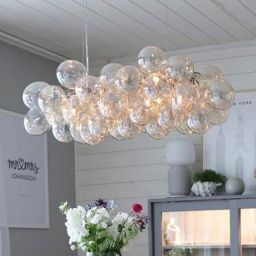 By Rydéns Gross lampa wisząca 8x40W bursztynowa 4200880-5503