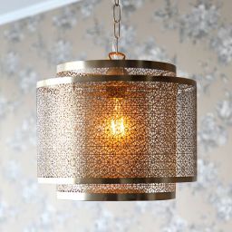 By Rydéns Hermine lampa wisząca 1x60W mosiądz 4200400-6519