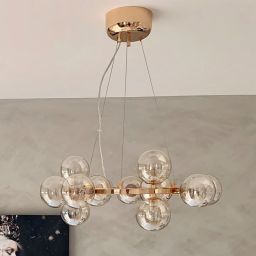 By Rydéns Splendor lampa wisząca 15x20W bursztynowa 4200970-5503