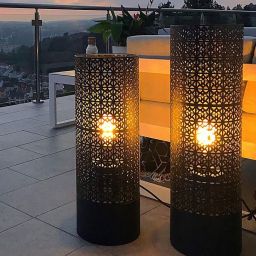 By Rydéns Maison lampa stojąca zewnętrzna 1x40W czarna 4100210-4007