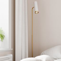 By Rydéns Puls lampa stojąca 1x5W złoty/biały mat 4100800-5002