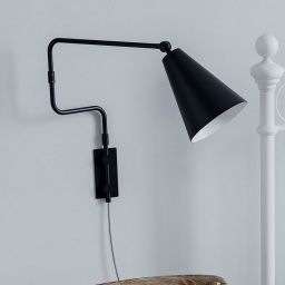 By Rydéns Yukon kinkiet 1x25W czarny 4300410-4002