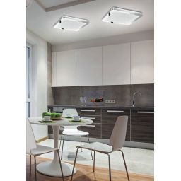 Candellux Nexit plafon 1x18W LED chrom 10-66794