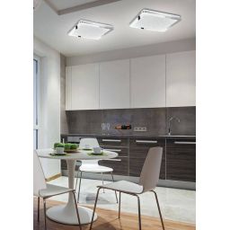 Candellux Nexit plafon 1x24W LED chrom 10-66800