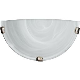 Candellux Duna plafon 1x60W biały/chrom 11-38671