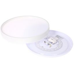 Candellux Texas plafon 1x15W LED biały 12-11275