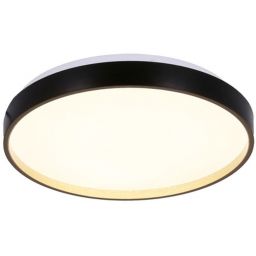 Candellux Florida plafon 1x18W LED biały/czarny/złoty 13-11299
