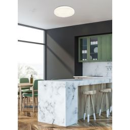 Candellux Nevada plafon 1x15W LED biały 12-11268