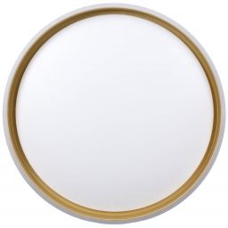 Candellux Florida plafon 1x24W LED biały/czarny/złoty 13-11343