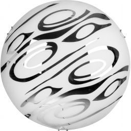 Candellux Edgar plafon 2x60W biały/chrom 14-09258