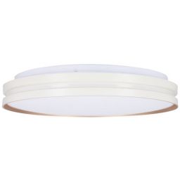 Candellux Montana plafon 1x24W LED biały/złoty 14-11312