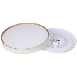 Candellux Montana plafon 1x24W LED biały/złoty 14-11312