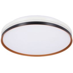 Candellux Montana plafon 1x24W LED czarny/biały/złoty 14-11329