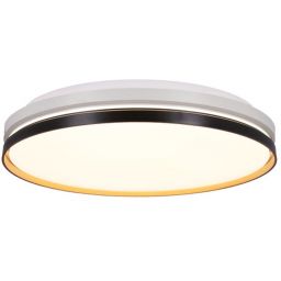 Candellux Montana plafon 1x24W LED czarny/biały/złoty 14-11329