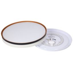 Candellux Montana plafon 1x24W LED czarny/biały/złoty 14-11329