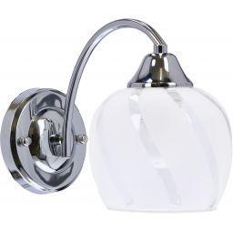 Candellux Prego kinkiet 1x40W chrom/przezroczysty 21-09449