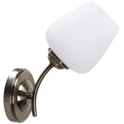 Candellux Zina kinkiet 1x40W patyna/biały 21-22561