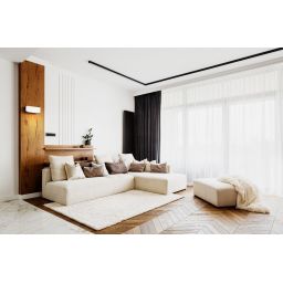 Candellux Lander kinkiet 1x10W LED biały 21-25814