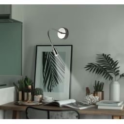 Candellux Rax lampa podsufitowa 1x3W LED chrom 21-37435