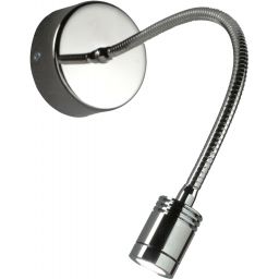 Candellux Rax lampa podsufitowa 1x3W LED chrom 21-37435