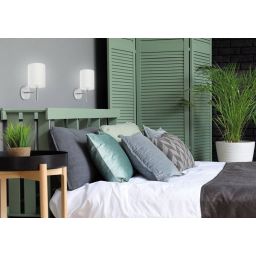 Candellux Yan kinkiet 1x40W biały/chrom 21-45249